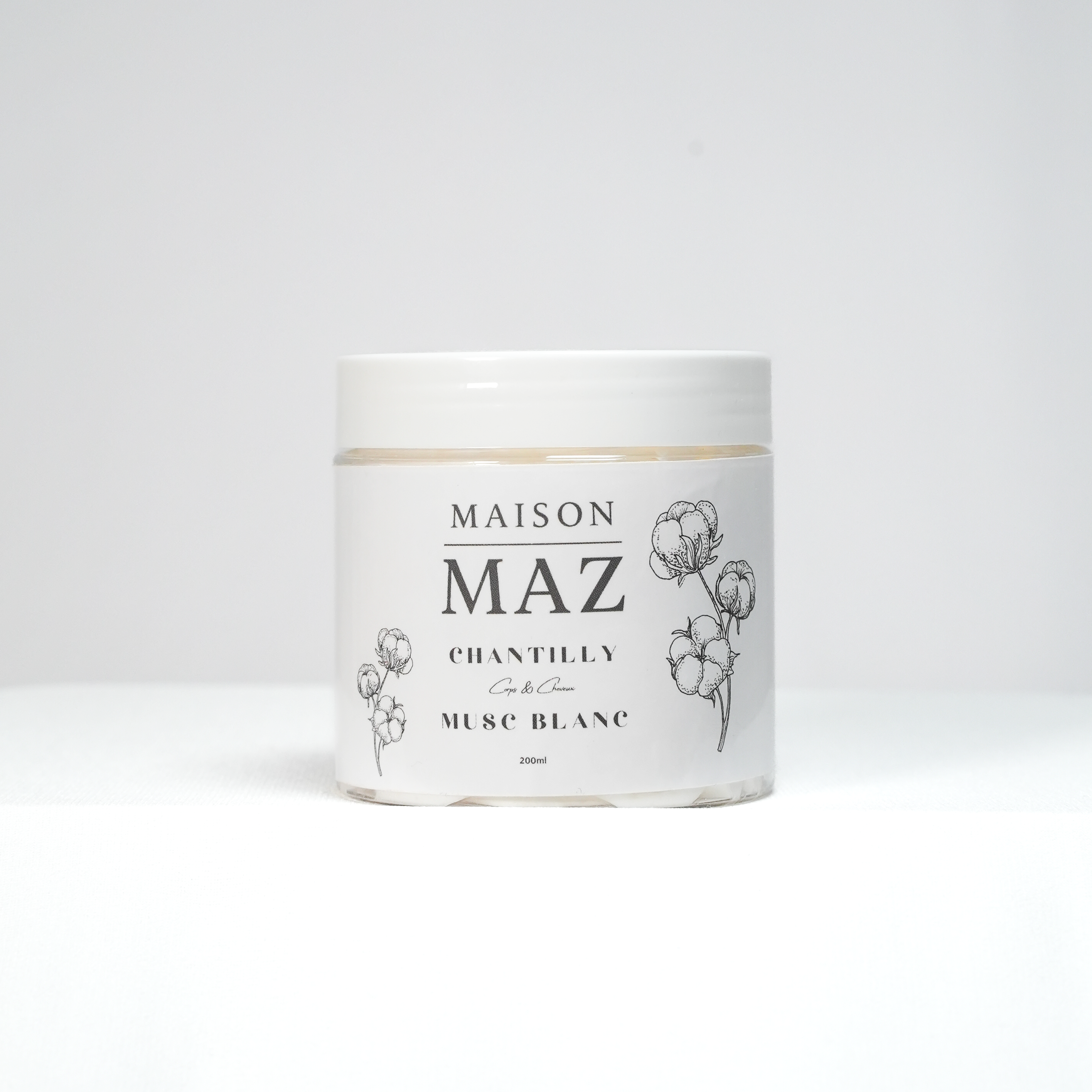 Chantilly corps et cheveux - Musc blanc 200 ml