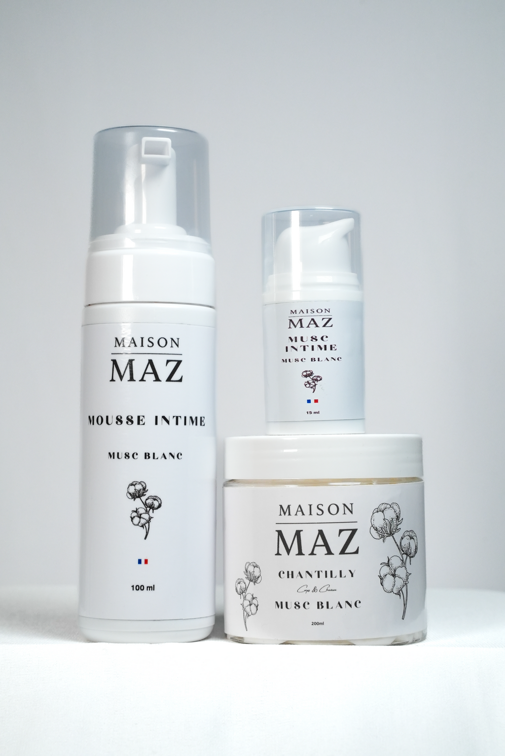 Trio luxueux - musc blanc