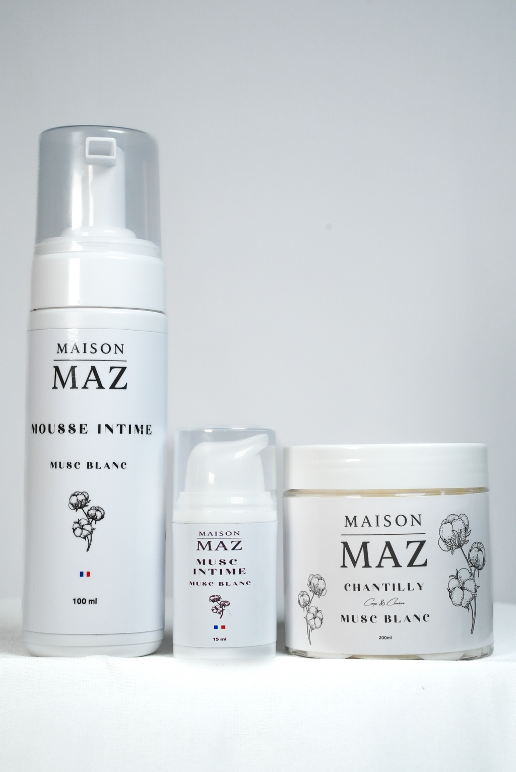 Trio luxueux - musc blanc